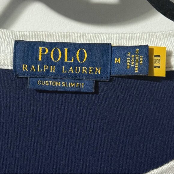 Polo Ralph Lauren Striped Cotton Crewneck Tee – Size M – NWOT - Picture 12 of 15